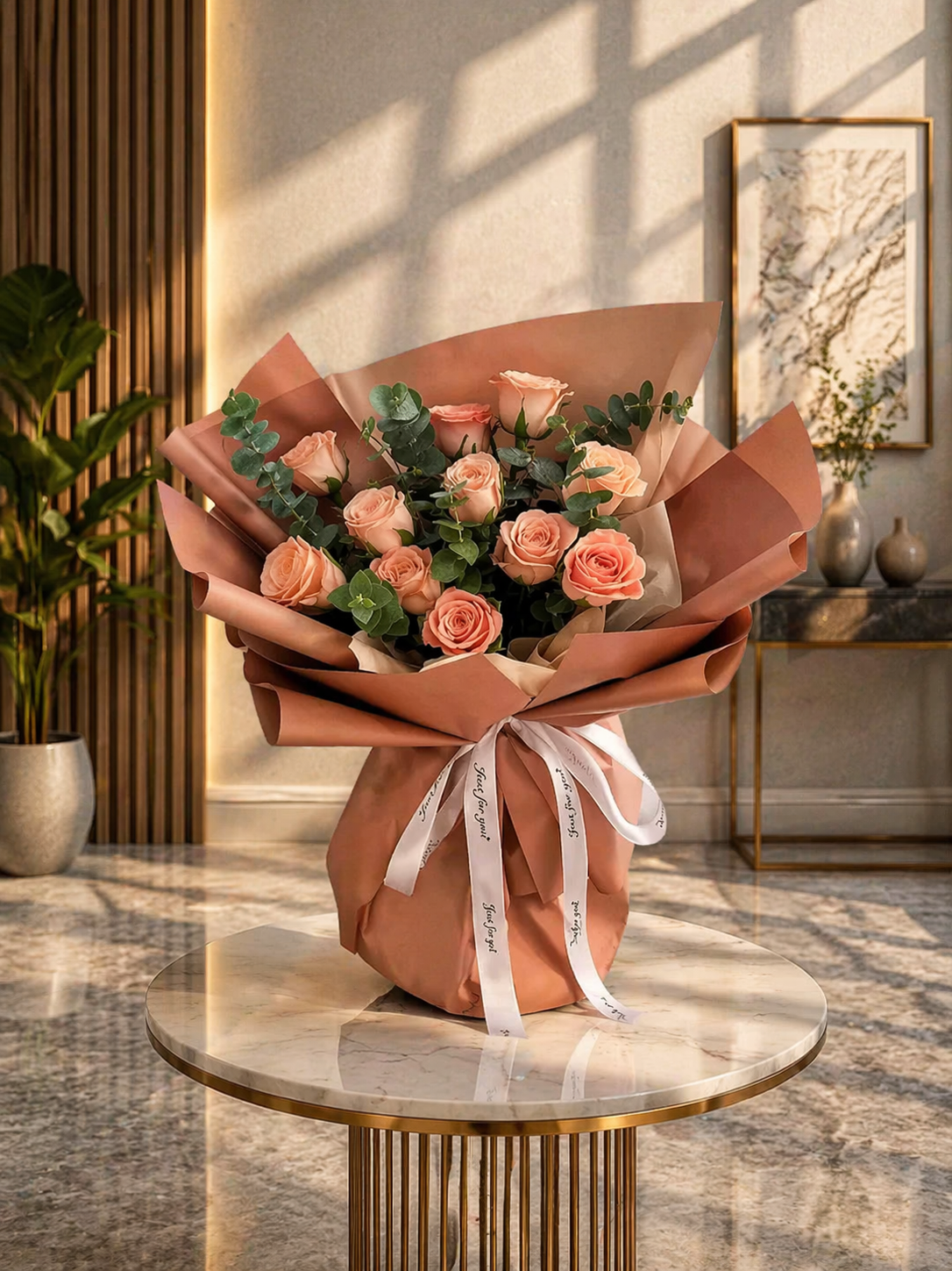 11朵卡布奇诺玫瑰~11 cappuccino roses