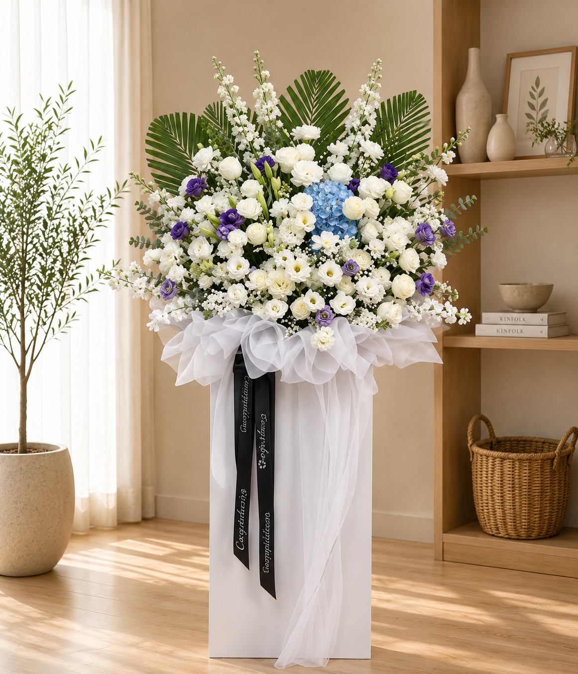 吊唁花圈 C款~Funeral wreath, style C