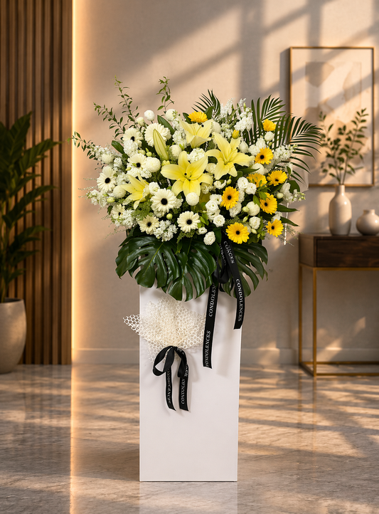 吊唁花圈 D款~Funeral wreath, style D