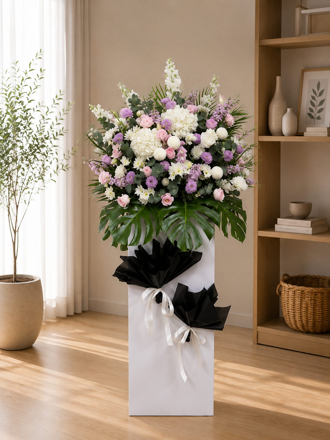 吊唁花圈 B 款~Funeral wreath, style B