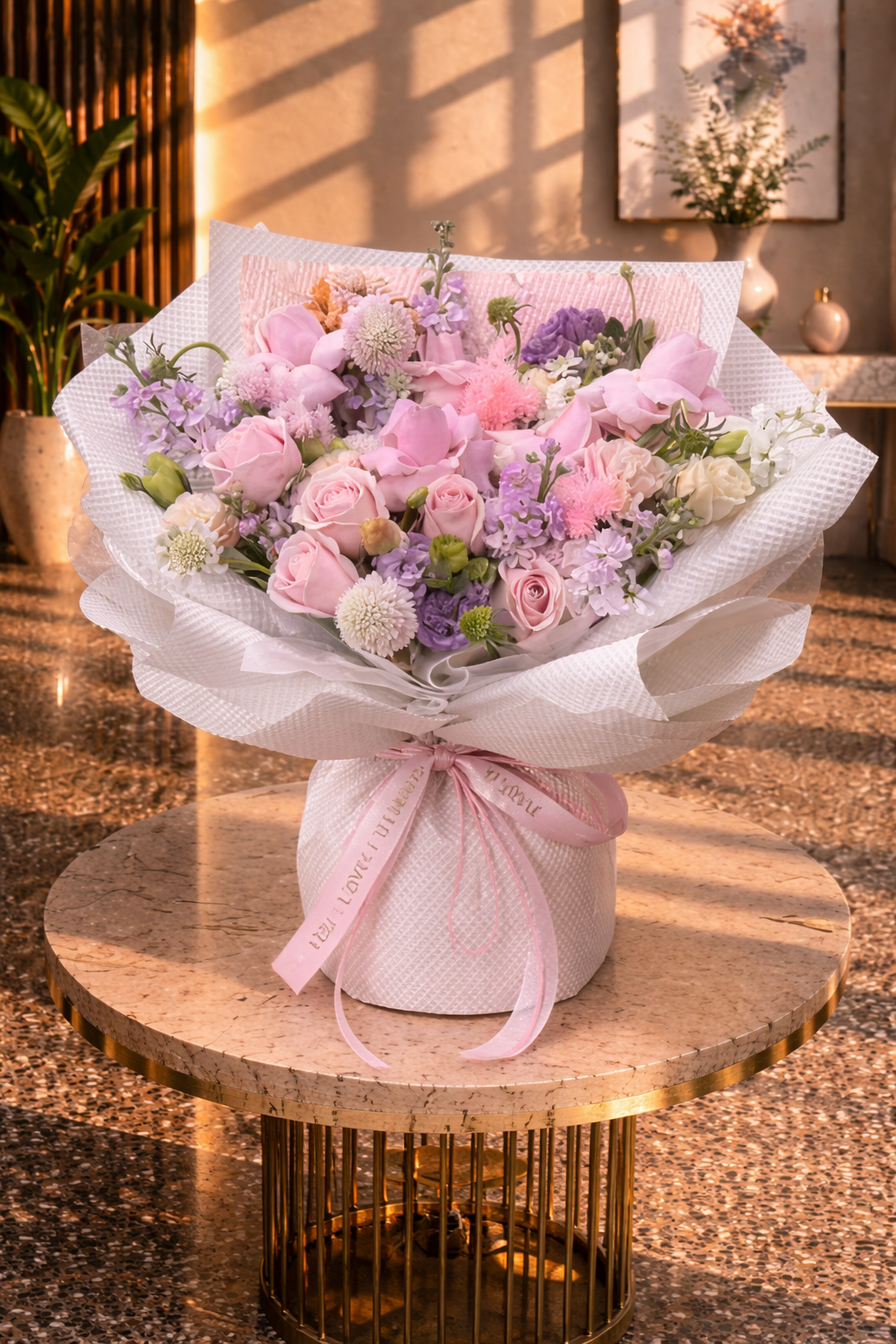 粉色系混搭花束~Pink mixed bouquet