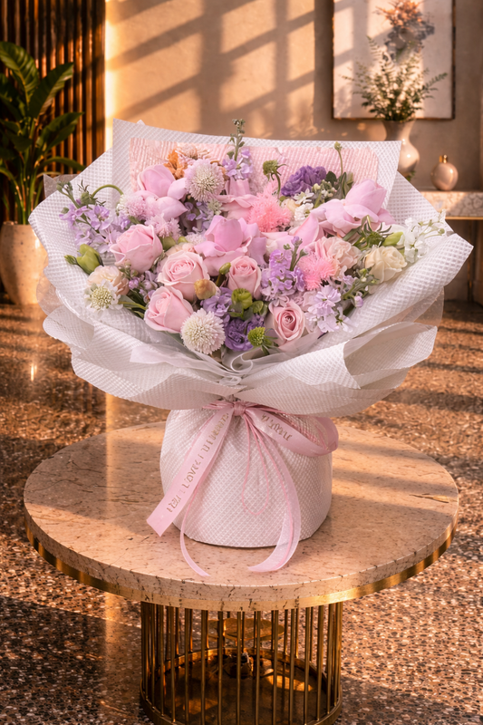 粉色系混搭花束~Pink mixed bouquet