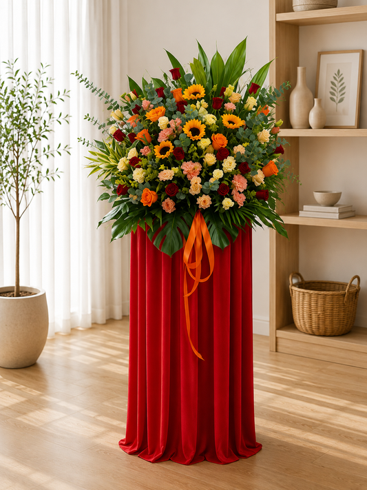 开业花牌~opening flower card