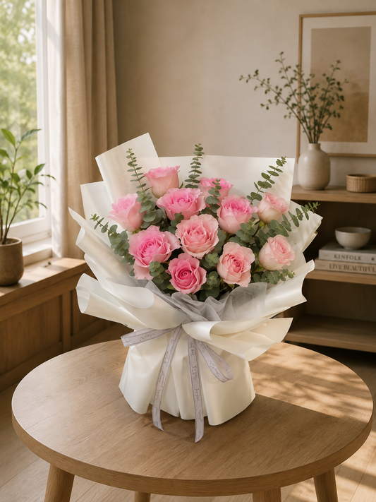 11朵粉红玫瑰 ~11 pink roses