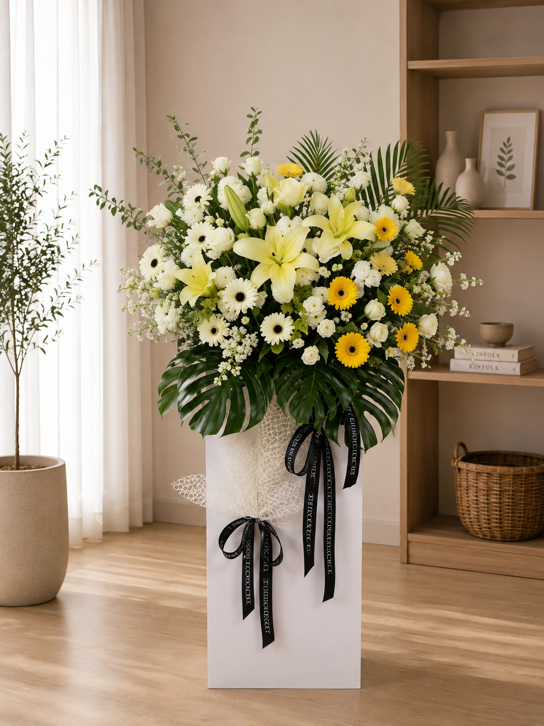 吊唁花圈 D款~Funeral wreath, style D