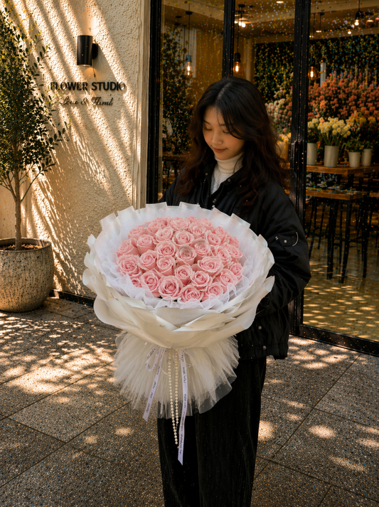 52朵粉红玫瑰~52 pink roses