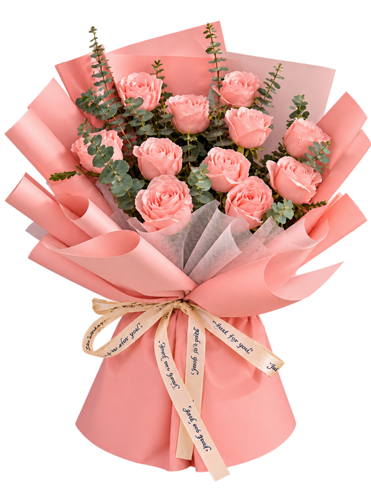 11朵粉玫瑰~11 pink roses