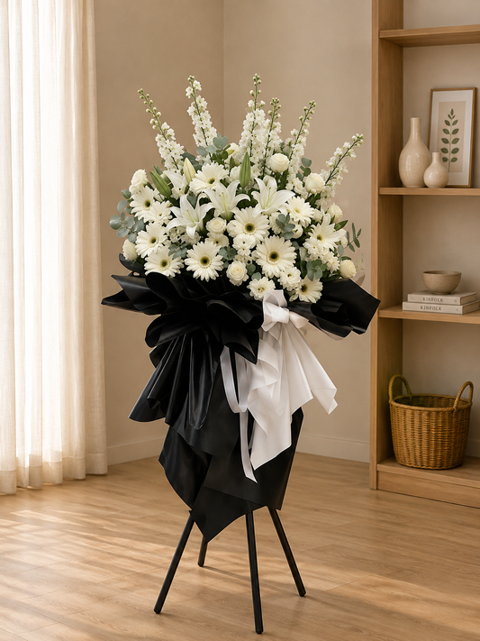 吊唁花圈 A款~Funeral wreath, style A